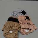 wegreeco Dog Diapers Female (3 Pack), Highly Absorbent Puppy Doggie Dog Diapers for Female Dogs Period, Washable Doggy in Heat, Small Medium Large Size (Small)