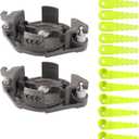 ACFHRL2 Weed Eater Bladed Head for Ryobi RY40210 RY40210A 18V 24V 40V String Trimmers (2PCS)