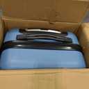 Wrangler Hardside Spinner Luggage, Blue Heaven, Carry-On 20-Inch, 22-inch