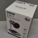 Qi2.2 Certified 25W Fast Charging Station with Cooling Fan, 3 in 1 Wireless Charger Design for MagSafe Charger for iPhone 17/16/S26 Ultra/Pixel 10, Charging Stand with 45W Adapter for iWatch & AirPods