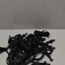 10Pcs Hard Hat Chin Strap Helmet Strap Universal Helmet Liner Chin Protector Strap with Adjustment, for Construction Worker Hat Replacement ，Black