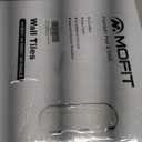 MOFIT 3D Stone Brick Backsplash Tile for Kitchen Peel and Stick Self-Adhesive Wall Tile,Marble Linear Mosaic Tiles Stickers Bathroom Wall Panels Fireplace Vanity (Gray,10sheets)