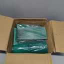 Green Party Supplies, Green Disposable Plates, including Green Plastic Plates and Napkins, Plastic Cutlery, and 12OZ Cups for Engagement, Wedding, Birthday St Patrick's Day, serving 25 Guests