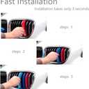 Lanyun compatible with bmw X4 accessories grille color grill insert trims grill stripes 2022 2023 bmw G02 X4 xdrive 30i
