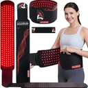 ALLOLO Red Light Therapy for Body, 3-in-1 LEDs Red Light Therapy Belt with Timer Remote Control, 660nm&850nm Infrared Light Therapy Pad for Body Waist Shoulder Knee, 180pcs LED 39"*7.7" Large Area