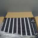 Washable Rug 8x10 Area Rugs for Living Room, Abstract Rug for Bedroom, Soft Rainbow Non Slip Throw Rugs with Rubber Back, Low Pile Stain Resistant Boho Geometric Carpet for Dining Room, Black