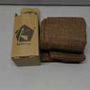 Kevin Textile Decor Lined Linen Throw Pillow Cases Cushion Cover Pillow Covers for Chair, 18"x18"(2 Pack, Hazel Brown)