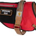 Carhartt Nylon Ripstop Service Dog Harness, Durable & Comfortable Water Repellent Service Dog Vest, Medium