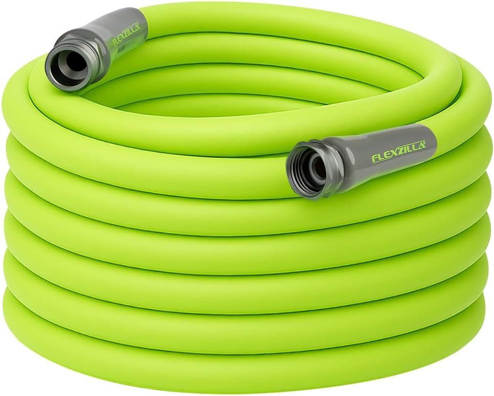 Flexzilla Garden Hose 5/8 in. x 75 ft, Heavy Duty, Lightweight, Durable, ZillaGreen - HFZG575YW-E (75ft)