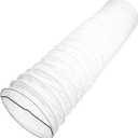 Uonlytech Paper Floor Lamp Shade, Simple Paper Lampshade Classic Japanese Light Bulb Cage Light Cover Accessories for Home Bedroom Floor Lamps, White