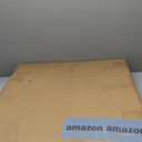 IBUYKE Narrow End Table with 3 Storage Shelves, Industrial Sofa Side Table, Double Round Metal Frames, Slim Nightstand and Bedside Table for Bedroom, Living Room, White with Gold UTMJ418G