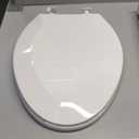 KOHLER 4636-RL-96 Cachet ReadyLatch Elongated Toilet Seat Slow Close Soft Close, Toilet Seat Quiet Lid, Contoured Grip-Tight Bumpers Installation Hardware, Apartment Essentials, Biscuit