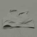 Sports Bras for Women High Support Large Bust, Outdoors High Impact Yoga Wireless Padded Bras, (White, Medium)