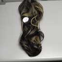 cuiud Skunk Stripe Wig Glueless Lace Front Wigs Pre Plucked Synthetic Layered Wave Black and Blond wig 134 Wear and Go Wig for Black Women Beginner Friendly