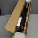 GHWIE Large Bread Box, Easy Access & Cleaning - Bamboo Bread Box for Kitchen Countertop with Acrylic Door (Black, Medium)