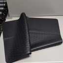 Stove Top Cover for Electric Stove, Dish Drying Mat for Kitchen, Glass Cooktop Protector, Heat Resistant Waterproof Foldable Anti-Slip Silicone Mat (Black, 30''L x 21''W)