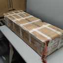 Over The Toilet Storage Cabinet with 7 Shelves, Imitation Walnut Grain Above Toilet Bathroom Organizer with Toilet Paper Holder Stand, Space Saver for Restroom, Laundry, Bathroom (White) (32" W x 9.8" D x 65" H)