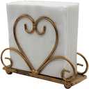 Metal Table Napkin Holder Freestanding Tissue Dispenser, Bronze