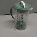 Dr. Brown's Baby Formula Mixing Pitcher with Adjustable Stopper, Locking Lid, & No Drip Spout, 32oz, BPA Free, Olive