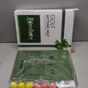 Golf Hitting Mat Portable Golf Practice Mat with Longer Swing Path Trajectory, 3-in-1 Includes Fairway, Rough & Putting Pad Training Mats on No-Slip Rubber Base, Simulator Must Haves, Gift for Golfers