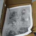 VELA LANTERNS 6pc Mini Small 4.5 Inch Metal Moroccan Lanterns Decorative Candle Tealight Holders for Centerpieces, Ramadan, Home Decor, Weddings, Silver