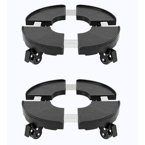 CASIMR Plant Stand with Wheels, 2 Pack Adjustable 15-20" Heavy Duty Plant Caddy with Casters, Indoor Outdoor Large Potted Planter Cart Dolly, Rolling Plant Stand for Flower Pot, 440lb Capacity