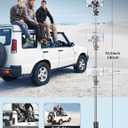 71" Phone Tripod & Selfie Stick, All in One Extendable Cell Phone Tripod with Wireless Remote, Tripods Stand for iPhone & Travel Selfie Stick 360 Rotation Compatible with iPhone Android, Camera