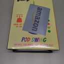 Y-STOP Kids Pod Swing Seat, Hanging Hammock Chair with Inflatable Pillow, Sensory Swing Chair with Pocket for Indoor and Outdoor(Green)