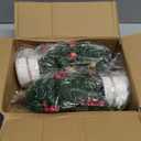 2PCS Small Christmas Tree, Artificial Red Berry Pinecone Mini Tabletop Christmas Tree Decorations, for Wedding Holiday Indoor Xmas Party Decor.