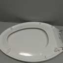 KOHLER 20110-96 Brevia, Slow Close Toilet Seat, Elongated Toilet Seat, Grip-Tight Bumpers Quick-Attach Hardware, Biscuit
