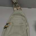 GAEKEAO Sling Bag for Women Crossbody Bags Fanny Pack Vegan Leather Chest Bag Travel Shoulder Belt Purse Backpack Gifts (9931-light Green)