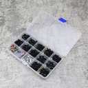 510pcs Universal RC Screw Kit Screws Assortment Set, Repair Tool M3 M4 Hex Screws RC Repair Tool Kit Hardware for 1:8 1:10 1:12 1:16 Scale RC Cars Trucks Crawler