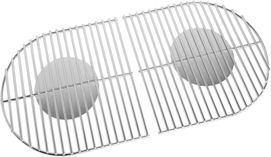 Stanbroil Solid Rod Stainless Steel Grill Cooking Grates Replacement Parts for Coleman Roadtrip Swaptop Grills LX LXE LXX, 2 Pack