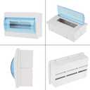 Acouto 1pc Plastic Distribution Box for 9-12 Ways Circuit Breaker Indoor On The Wall Circuit Breaker Box Commercial Circuit Breaker Box