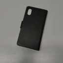 SUANPOT for iPhone X/XS 5.8"(Non XS Max 6.5") with RFID Blocking Leather Wallet case Credit Card Holder, Flip Folio Book Phone case Shockproof Cover for Women Men for Apple X/Xs case Wallet Black