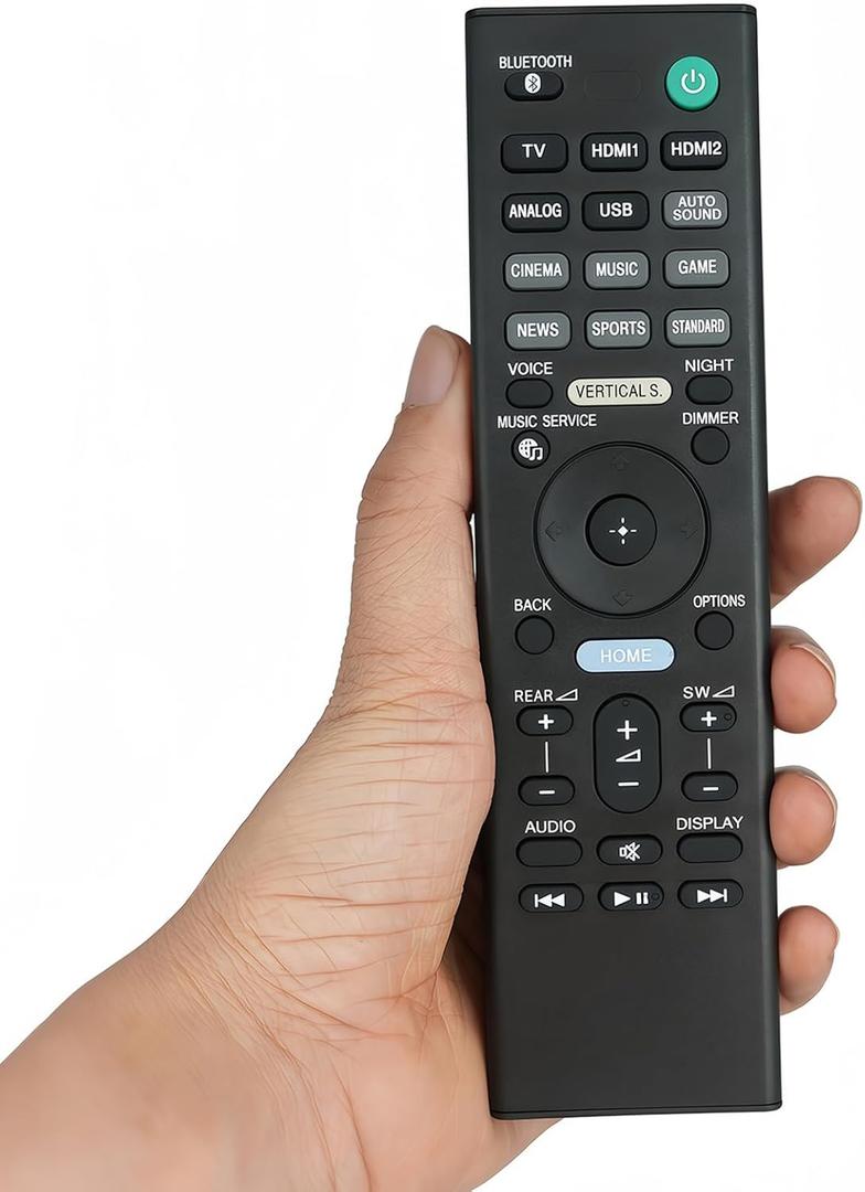 Replacement Remote Control Compatible for Sony HT-Z9F SA-WZF9 HT-X9000F SA-XF9000 Soundbar