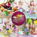 X-Protector Cakepop Stand - Unique Cake Pop Holder with 3 Figures - Clear Cakepop Stand Display for 24 Cake Pops - Premium Lollipop Holder - Acrylic Cake Pop Holder Stand - Ideal Candy Holder!