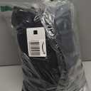 Boladeci Men's Full Sherpa Lined Crewneck Sweatshirts Heavy-weight Fleece Pullover Thick Thermal Long Sleeve Cotton (Medium, Black)