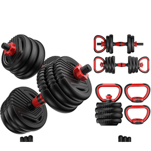 Adjustable Dumbbells, Free Weight Set with Connector, 4 in1 Dumbbells Set Used as Barbell, Kettlebells, Push up Stand, Fitness Exercises for Home Gym Suitable Men/Women, 4 Pack Of 4.5 Lb, 2 Pack Of 5.5 Lb, 7 Pack Of 3.5 Lb, 6 Pack Of 2.75 Lb