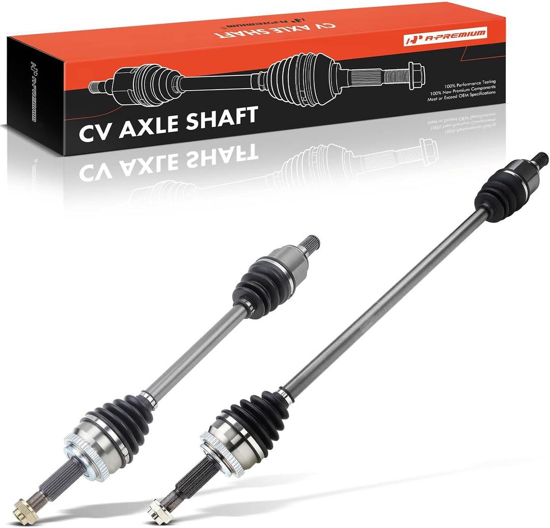 A-Premium Set of 2 Front CV Axle Shaft Assembly | Compatible with Hyundai Elantra 2011-2013 1.8L, Elantra Coupe 2013 1.8L, Automatic Transmission Only, Front Left and Right