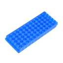 1Pcs Tube Rack,Microcentrifuge Tube Rack, Double-Sided Plate Centrifugal Pipe Rack, for 0.5ml-2ml Centrifugal Pipe, 60 Holes (Blue)