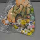 Winnie Bear Cake Topper 33Pcs Winnie Cake Decorations Pooh Bear Toppers Yellow White Balls Cupcake Picks with Little Figurine Bee Sunflowers Daisys for Oh Baby Birthday Baby Shower Party