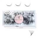500 Promades Eyelash Fans| 5D-20D, 0.03-0.05-0.07 Thickness, C/CC/D Curls, 8-18mm| Volume Lash Extensions Premade Lash Fans Pro Pre Made False Eyelashes Pestaas Pelo A Pelo(10D-0.07-C-10)