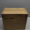 Qcen Juicer Machine, 800W Centrifugal Juicer Extractor with Wide Mouth 3 Feed Chute for Fruit Vegetable, Easy to Clean, Stainless Steel, BPA-free (Black)