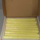 20-Pack Yellow Taper Candles Unscented, 10 Inch Tall Dinner Table Candlesticks for Wedding Centerpieces, Bulk Tapered Candles Long Burning Smokeless Dripless, Bright Decorative Candles for Home Decor