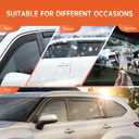 in Channel Rain Guards Fit for Toyota Highlander 2021 2022 2023 2024 2025 2026, Durable Side Window Wind Deflectors & Visors 2021-2026 Highlander Wind Deflectors 4 PCS