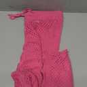 ANRABESS Women Swimsuit Crochet Swim Cover Up 2025 Summer Bathing Suit Swimwear Mesh Knit Beach Dress Vacation Outfits Medium