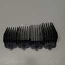 Clipper Guards Set 10 12 14 16 Compatible with Wahl Clippers, 4pcs Extra Long Clipper Guides Replacement - 2", 1.75", 1.5", 1.25" Hair Guard Clipper, Black Clipper Guards for Wahl