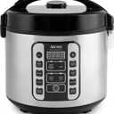Aroma Housewares AROMA Professional 20-Cup (Cooked) / 5Qt. Digital Rice Cooker, Steamer, and Slow Cooker Pot with 10 Smart Cooking Modes, Including Saut-then-Simmer