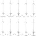 XJMWXHFC 10Pcs Adjustable Doll Stands, Plastic Doll Display Holders, Clear Action Figure Stand, Toy Doll Accessories, Transparent Display Stand Support for 11 to 13 Inch Tall Dolls